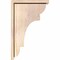 Ekena Millwork New Brighton Smooth Corbel w/Backplate, Douglas Fir, 7 1/2"W x 14"D x 22"H COR08X14X22NEB01SDF - alternate 2